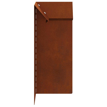 Sneglehegn Rusten 10 x 10 x 25 cm Cortenstål