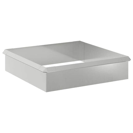 Sneglehegn 8 stk. 100 x 3,5 x 25 cm Galvaniseret stål Sølv