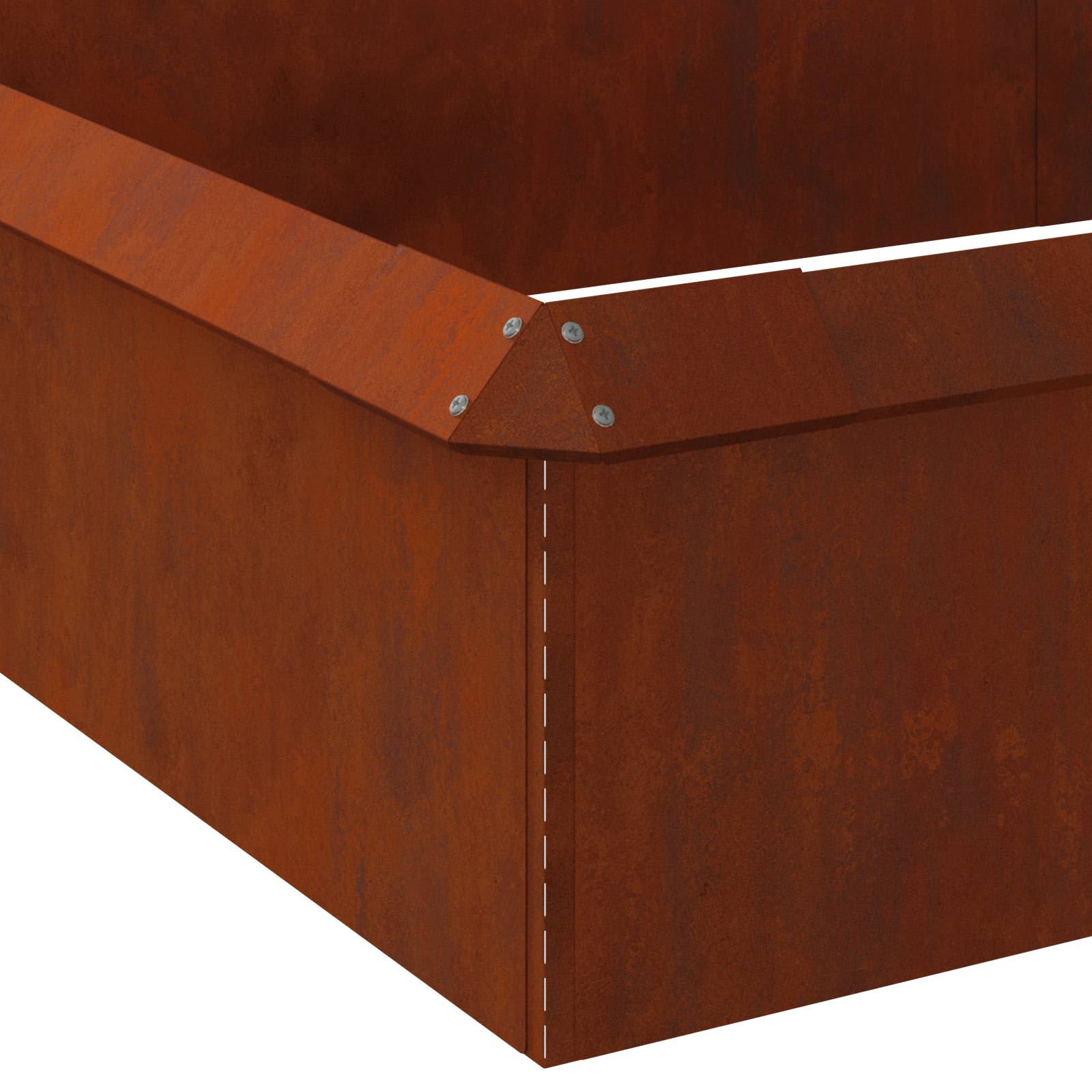 Sneglehegn 16 pcs Rusten Cortenstål