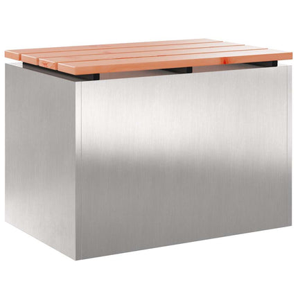 Havebænk Sølv 60 x 40 x 43 cm Rustfrit stål