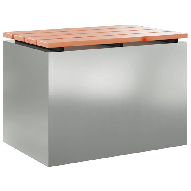 Havebænk Sølv 60 x 40 x 43 cm Galvaniseret stål