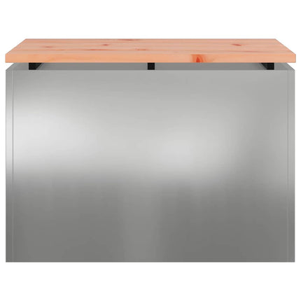 Havebænk Sølv 60 x 40 x 43 cm Galvaniseret stål