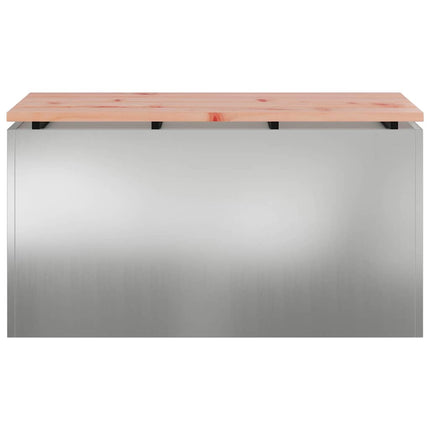 Havebænk Sølv 80 x 40 x 43 cm Galvaniseret stål