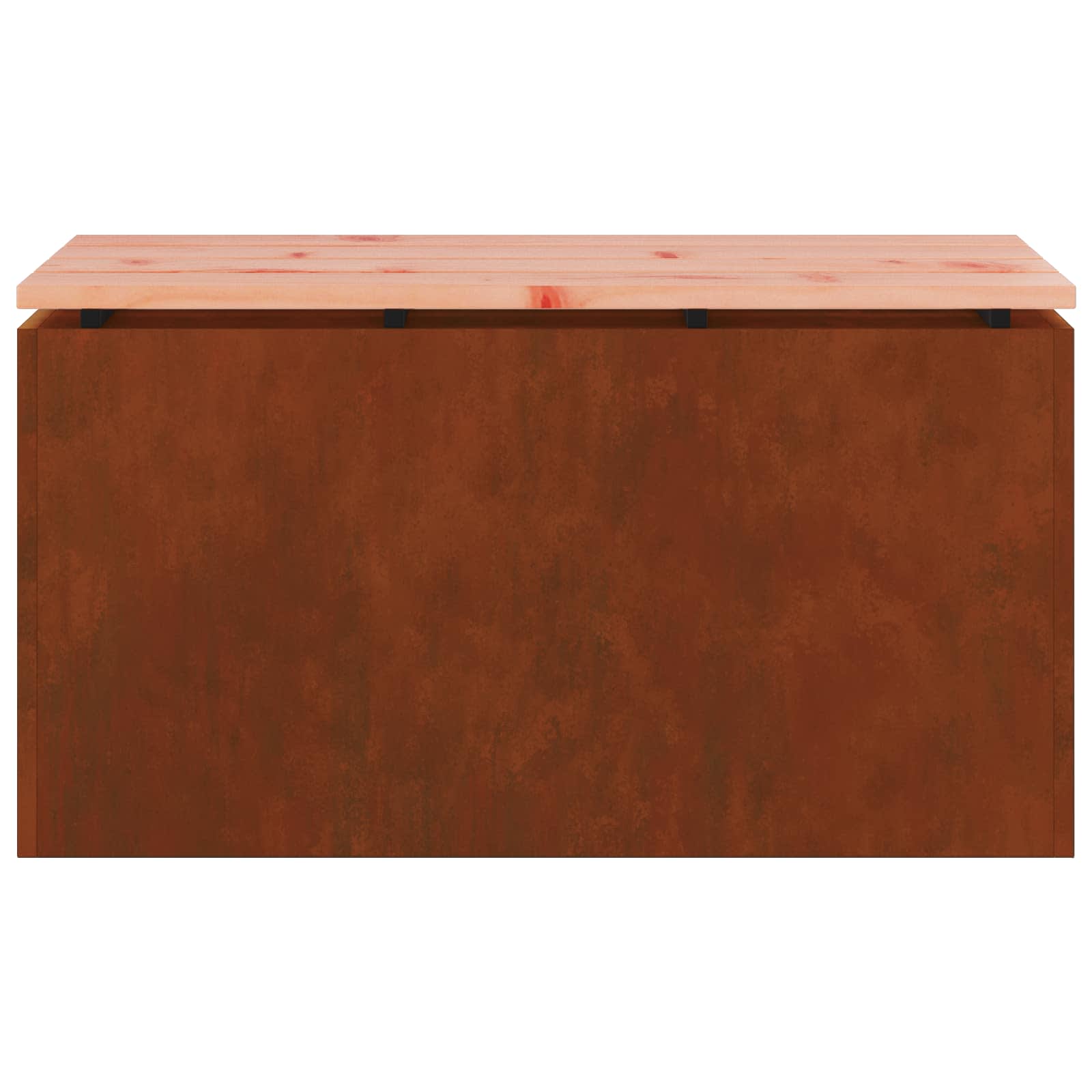 Havebænk Rusten 80 x 40 x 43 cm Forvitret stål