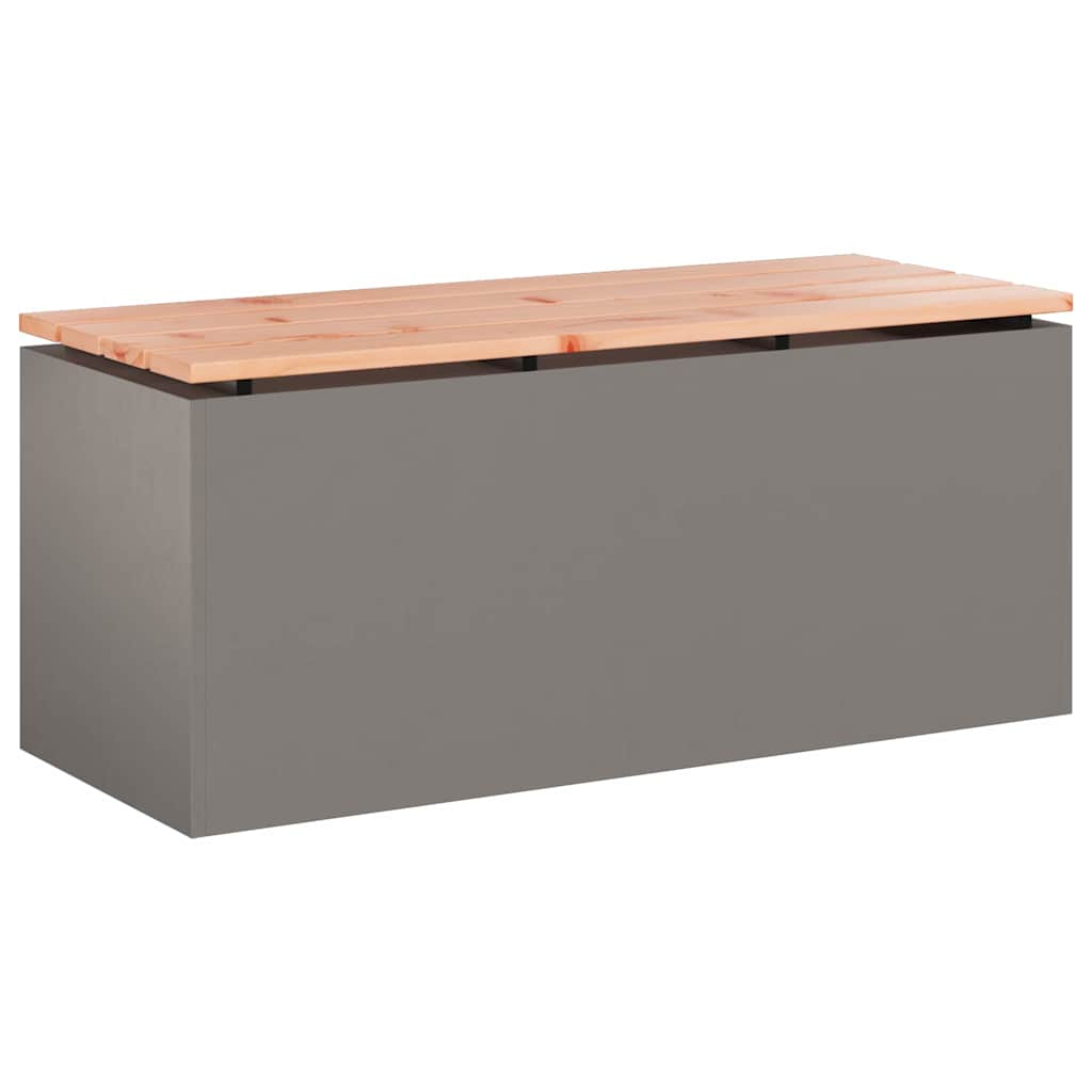 Havebænk Rusten 100 x 40 x 43 cm Forvitret stål
