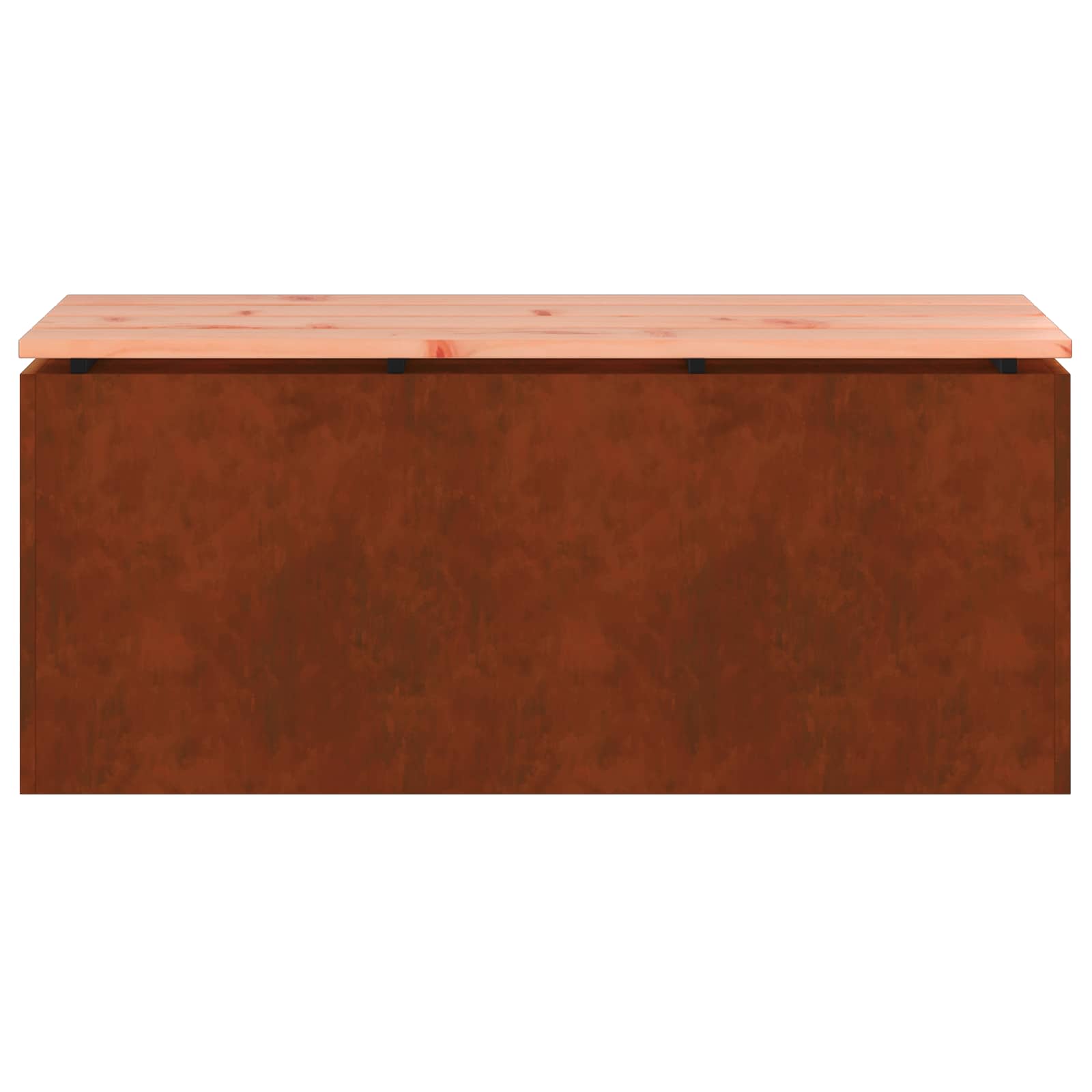 Havebænk Rusten 100 x 40 x 43 cm Forvitret stål