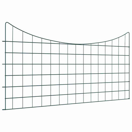 Damhegnsæt 5 pcs Grøn 100 x 50 cm Stål