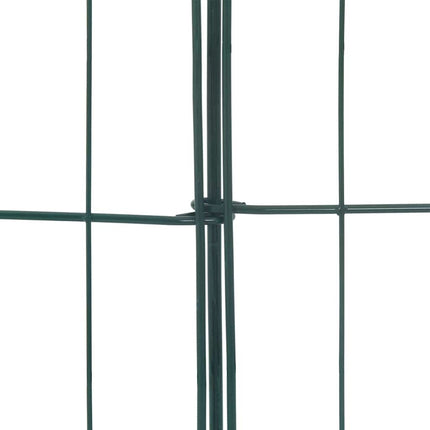 Damhegnsæt 5 pcs Grøn 100 x 50 cm Stål