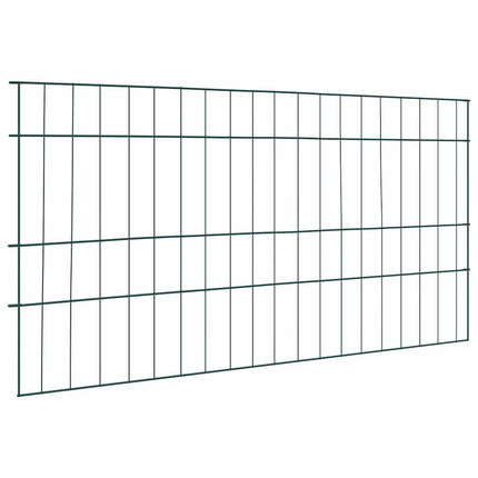 Damhegnsæt 5 pcs Grøn 100 x 50 cm Stål