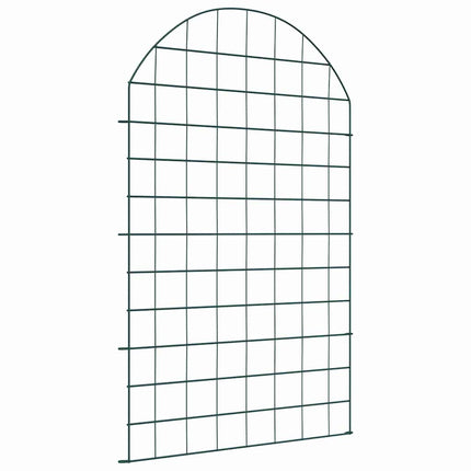 Damhegnsæt 8 pcs Grøn 50 x 80 cm Stål