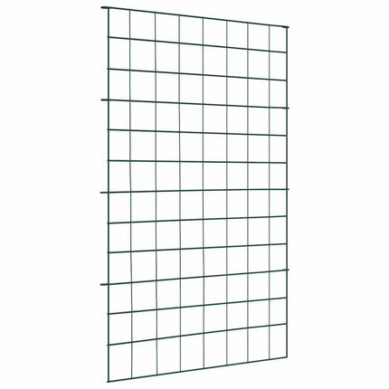 Damhegnsæt 8 pcs Grøn 50 x 80 cm Stål