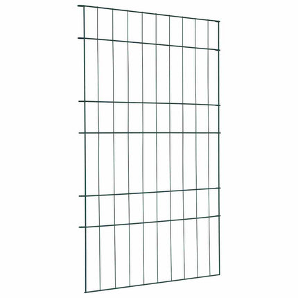 Damhegnsæt 8 pcs Grøn 50 x 80 cm Stål