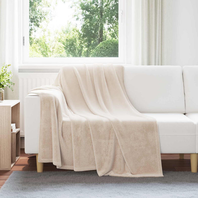 Tæppe Beige 150 x 200 cm 0.75 kg Fleece