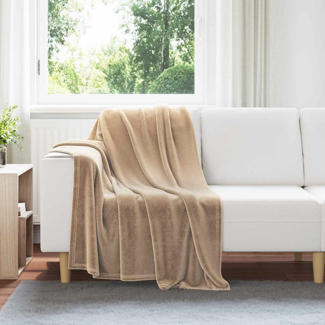 Tæppe Camel 130 x 150 cm 0.51 kg Fleece