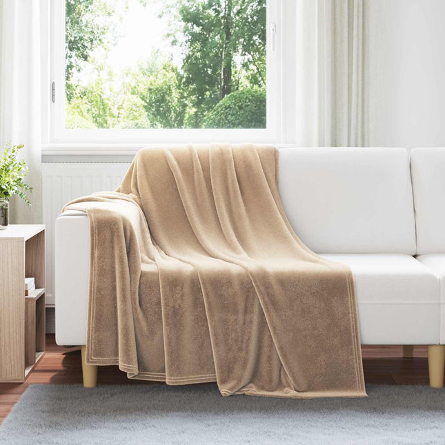 Tæppe Camel 150 x 200 cm 0.78 kg Fleece