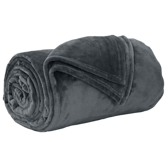 Tæppe Mørkegrå 150 x 200 cm 0.78 kg Fleece