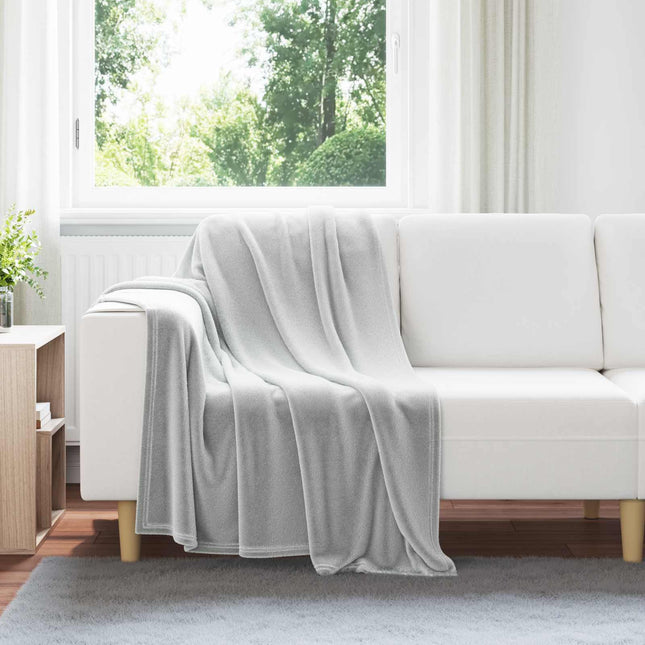 Tæppe Grå 130 x 150 cm 0.51 kg Fleece