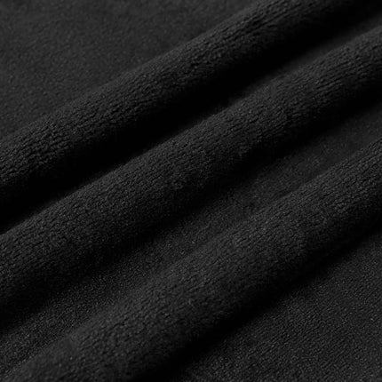 Throw tæppe Sort 220 x 240 cm Fleece