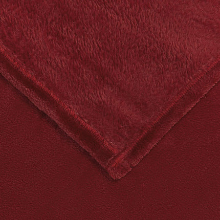 Tæppe Bordeaux Rød 130 x 150 cm 0.51 kg Fleece