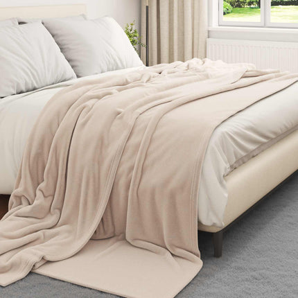 Kastetæpper 6 pcs Beige 220 x 240 cm Fleece