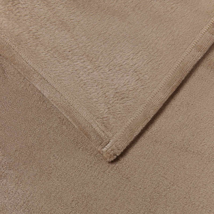 Kastetæpper 6 pcs Camel 220 x 240 cm Fleece