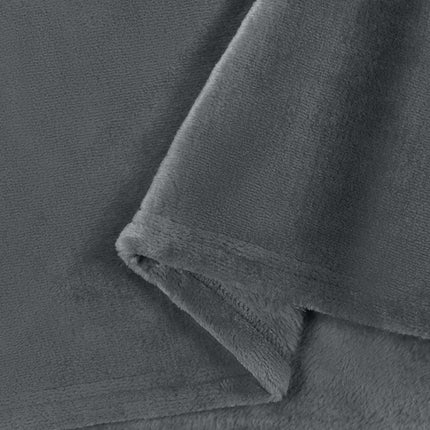 Kastetæpper 6 pcs Mørkegrå 130 x 150 cm Fleece