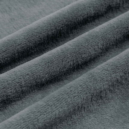 Kastetæpper 6 pcs Mørkegrå 150 x 200 cm Fleece