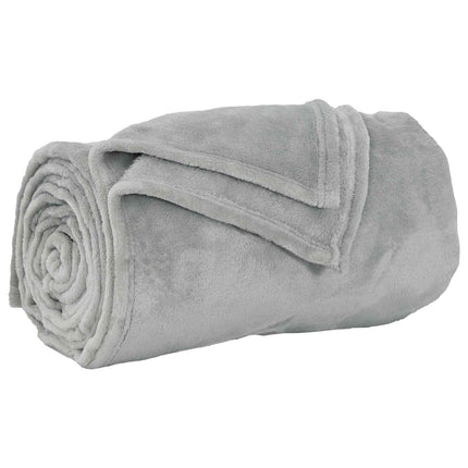 Kastetæpper 6 pcs Grå 150 x 200 cm Fleece