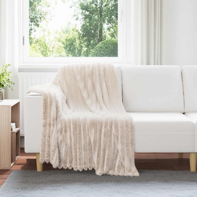 Tæppe Beige 150 x 130 cm 0.45 kg Fleece