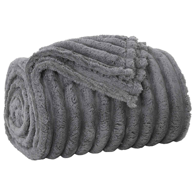 Tæppe Mørkegrå 240 x 220 cm 1.36 kg Fleece