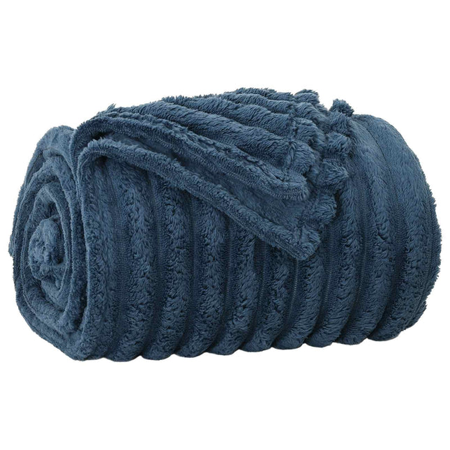 Tæppe Mørkeblå 150 x 130 cm 0.45 kg Fleece