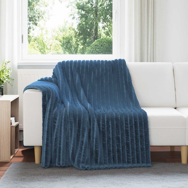 Tæppe Mørkeblå 200 x 150 cm 0.8 kg Fleece