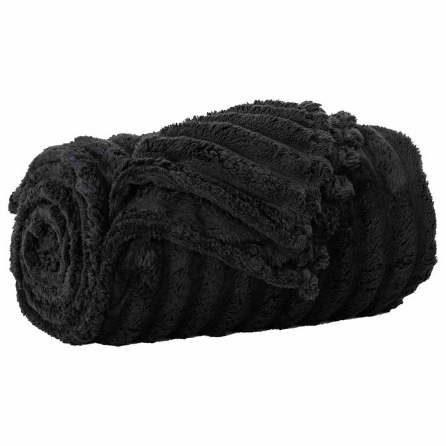 Tæppe Sort 200 x 150 cm 0.8 kg Fleece