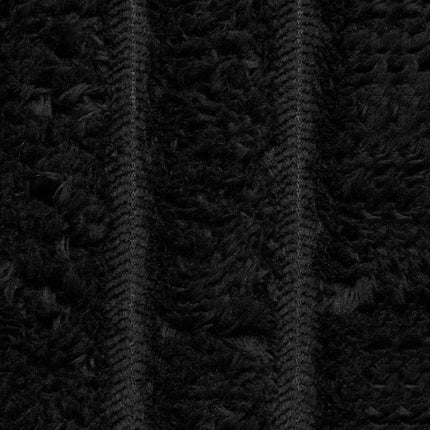 Throw tæppe Sort 240 x 220 cm Fleece