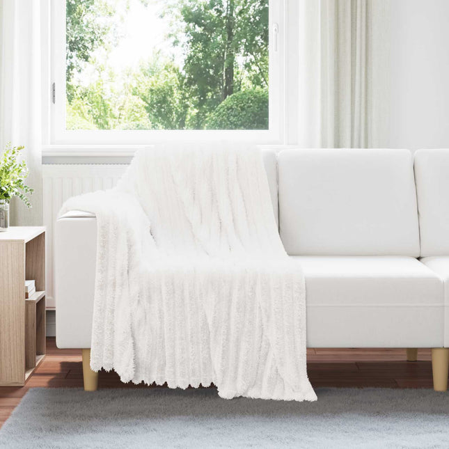Tæppe Hvid 150 x 130 cm 0.45 kg Fleece