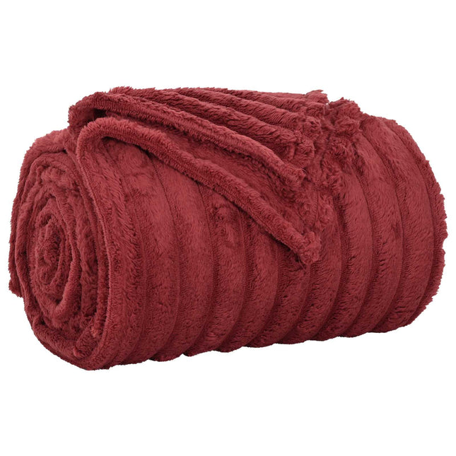Tæppe Bordeaux Rød 150 x 130 cm 0.51 kg Fleece