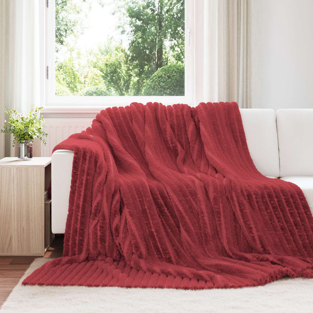 Tæppe Bordeaux Rød 270 x 240 cm 1.66 kg Fleece