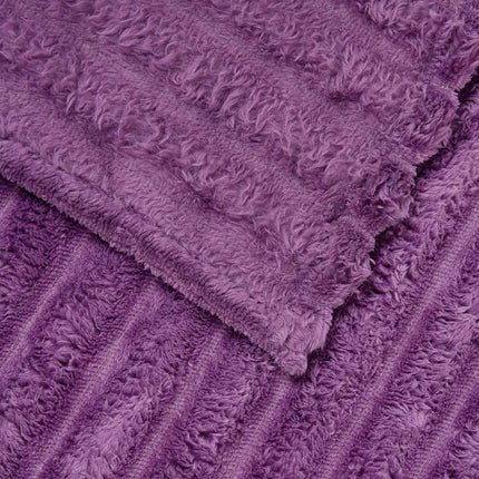 Throw tæppe Lilla 150 x 130 cm 0.51 kg Fleece