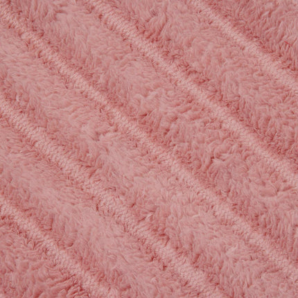 Throw tæppe Lyserød 150 x 130 cm Fleece