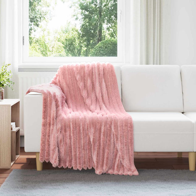 Tæppe Lyserød 150 x 130 cm 0.45 kg Fleece