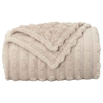 Kastetæpper 6 pcs Beige 200 x 150 cm Fleece