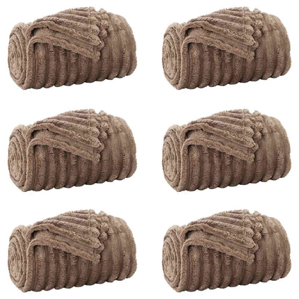 Kastetæpper 6 stk. Camel 270 x 240 cm 10.34 kg Fleece