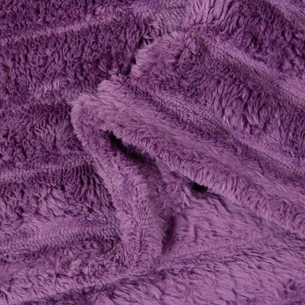 Kastetæpper 6 pcs Lilla 150 x 130 cm Fleece