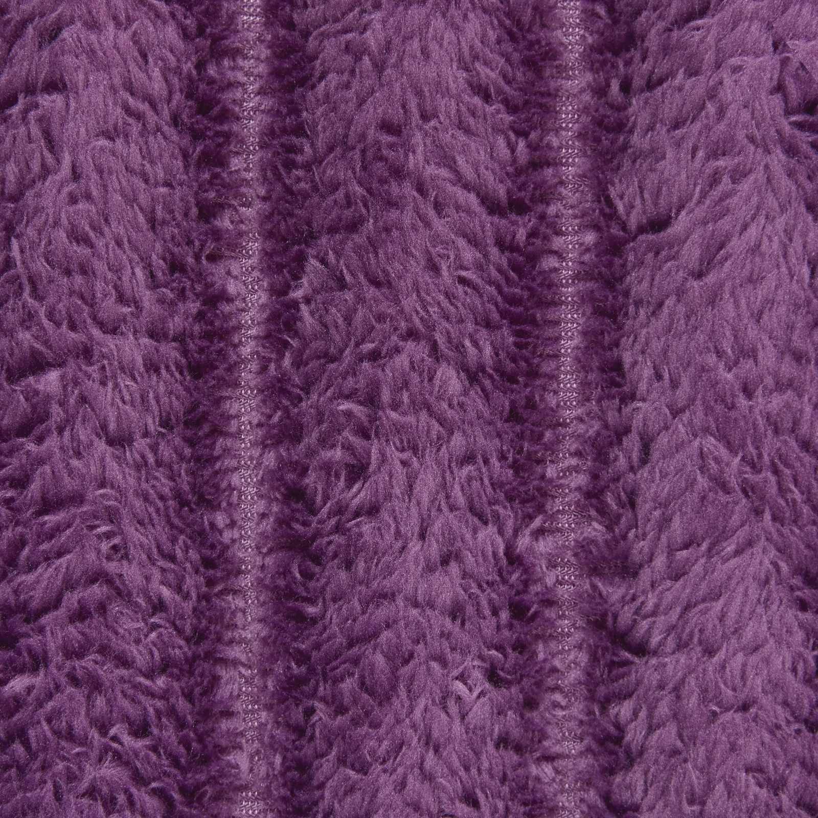 Kastetæpper 6 pcs Lilla 270 x 240 cm Fleece