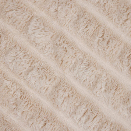 Throw tæppe Beige 200 x 150 cm Fleece