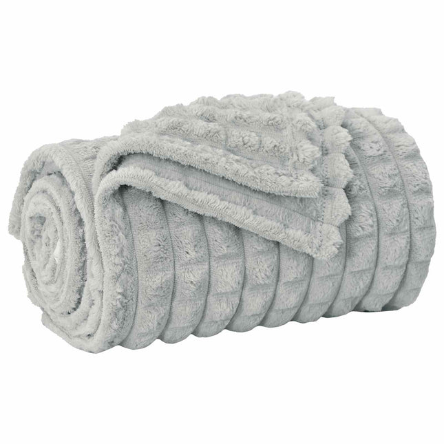 Throw tæppe Grå 200 x 150 cm 0.75 kg Fleece