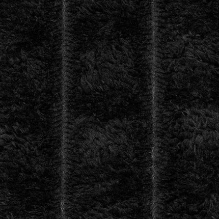 Throw tæppe Sort 150 x 130 cm Fleece