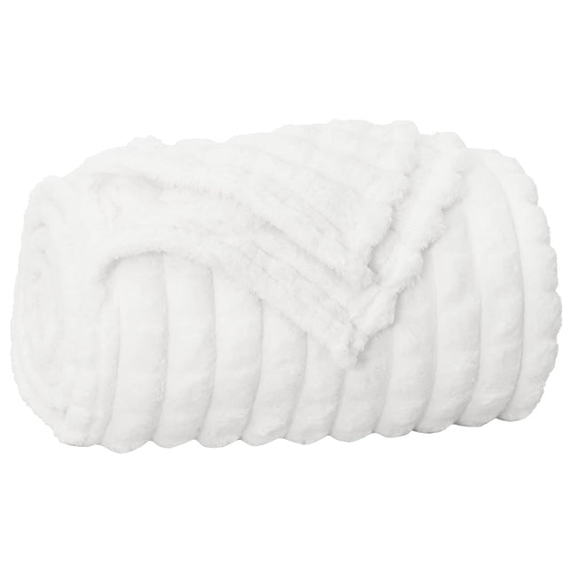 Throw tæppe Hvid 240 x 220 cm 1.37 kg Fleece