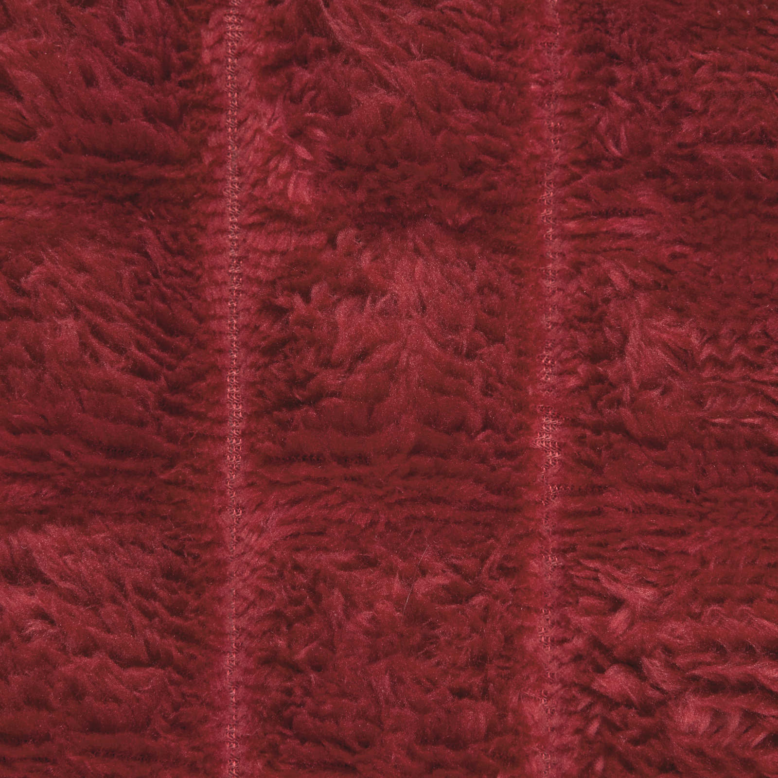 Throw tæppe Bordeaux Rød 270 x 240 cm Fleece
