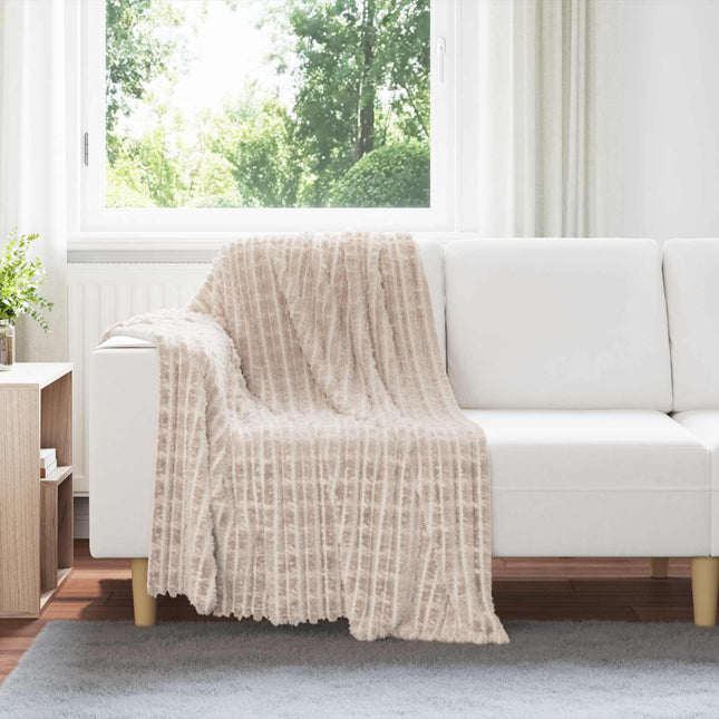 Kastetæpper 6 stk. Beige 150 x 130 cm 2.75 kg Fleece